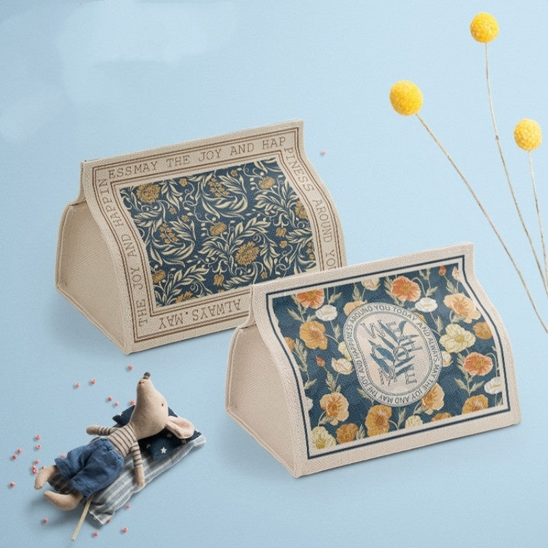 Baroque Style Linen/Cotton Tissue Box