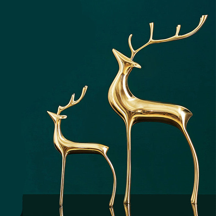 Elegant &amp; Stylish Metal Deer Figurine